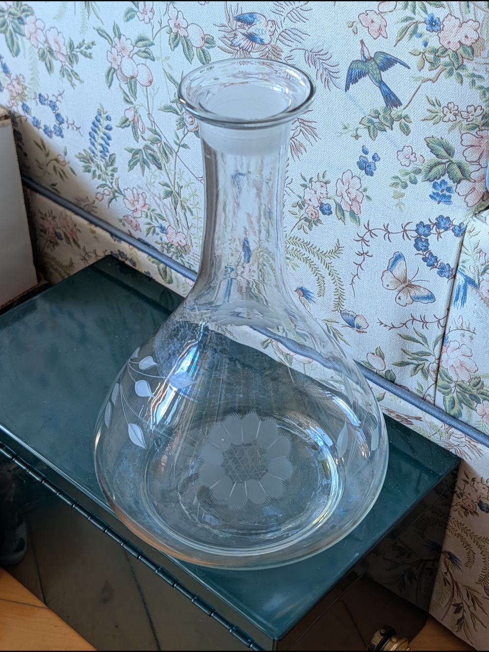 Hughes Cornflower Decanter/Vase